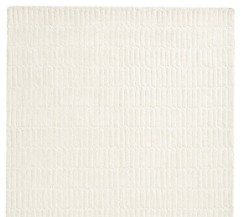 Open Box: Custom Capitola Hand-Tufted Wool Rug, 6' x 7' - Ivory