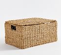 Safi Large Lidded Utility Basket - Natural