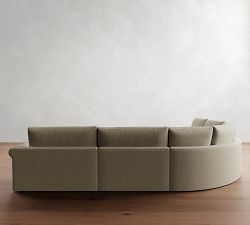 Westwood Roll Arm 5-Piece Curved Wedge Sectional (153&quot;)
