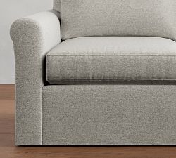 Cameron Modern Roll Arm Sectional Component Replacement Slipcovers