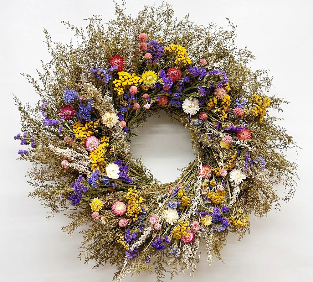 Handmade Dried Blooming Grace Wreath