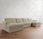 Westwood Square Arm Double Chaise Sectional (186&quot;)