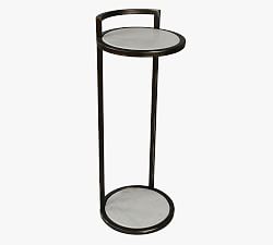 Open Box: Callista Round Marble Cocktail Table