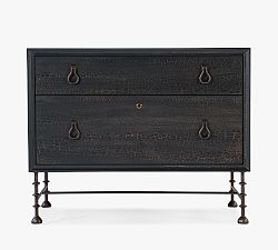 Open Box: Dover 2-Drawer Lateral File Cabinet - Black