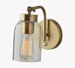 Bianca Hand-Blown Glass Sconce (5'')