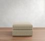Big Sur Square Arm Slipcovered Sectional Storage Ottoman
