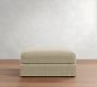 Big Sur Square Arm Slipcovered Sectional Storage Ottoman
