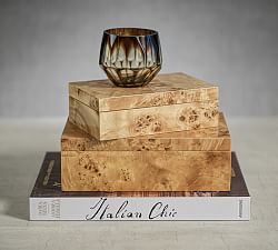 Burlwood Decorative Box