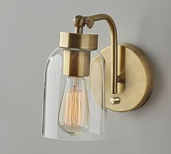 Bianca Hand-Blown Glass Sconce (5'')