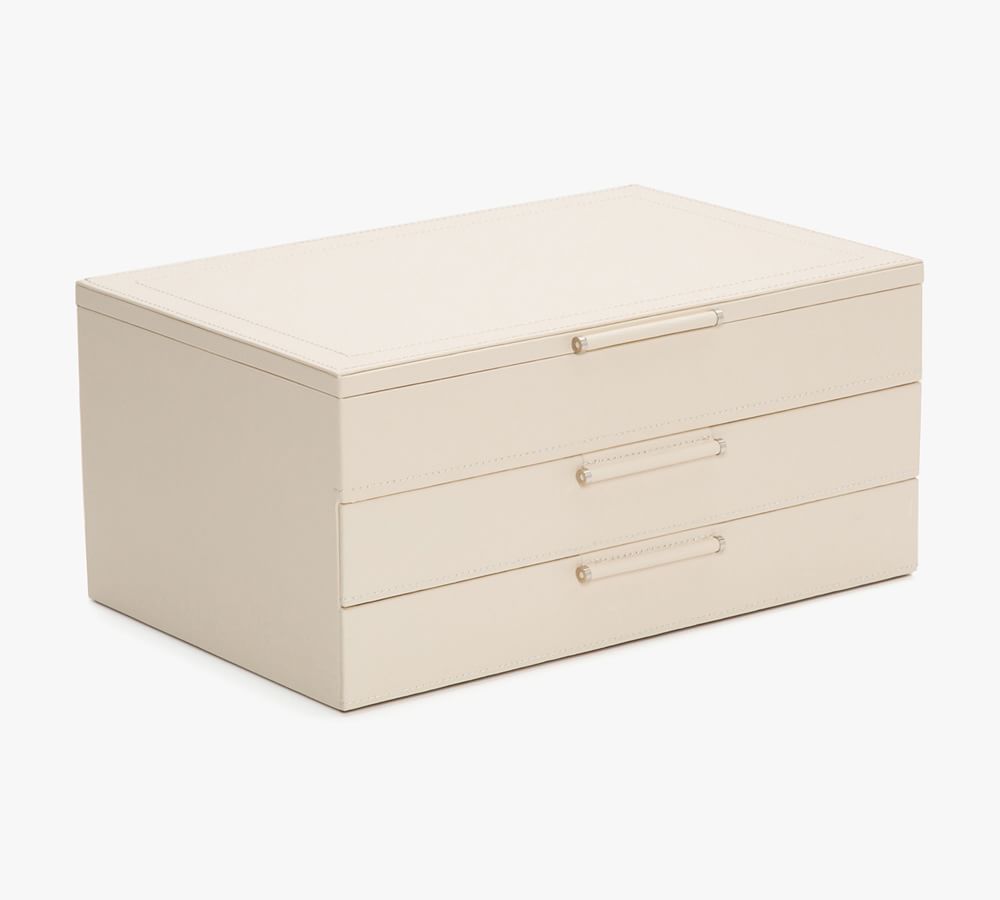 Open Box: Sophia Leather Jewelry Box