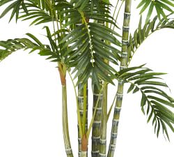 Faux Narrow Areca Palm Trees