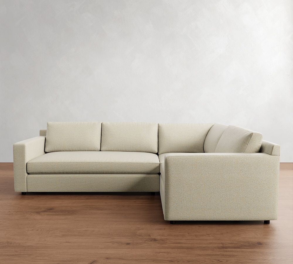 Pacifica Wide Arm 3-Piece Sectional  (105&quot;&ndash;109&quot;)
