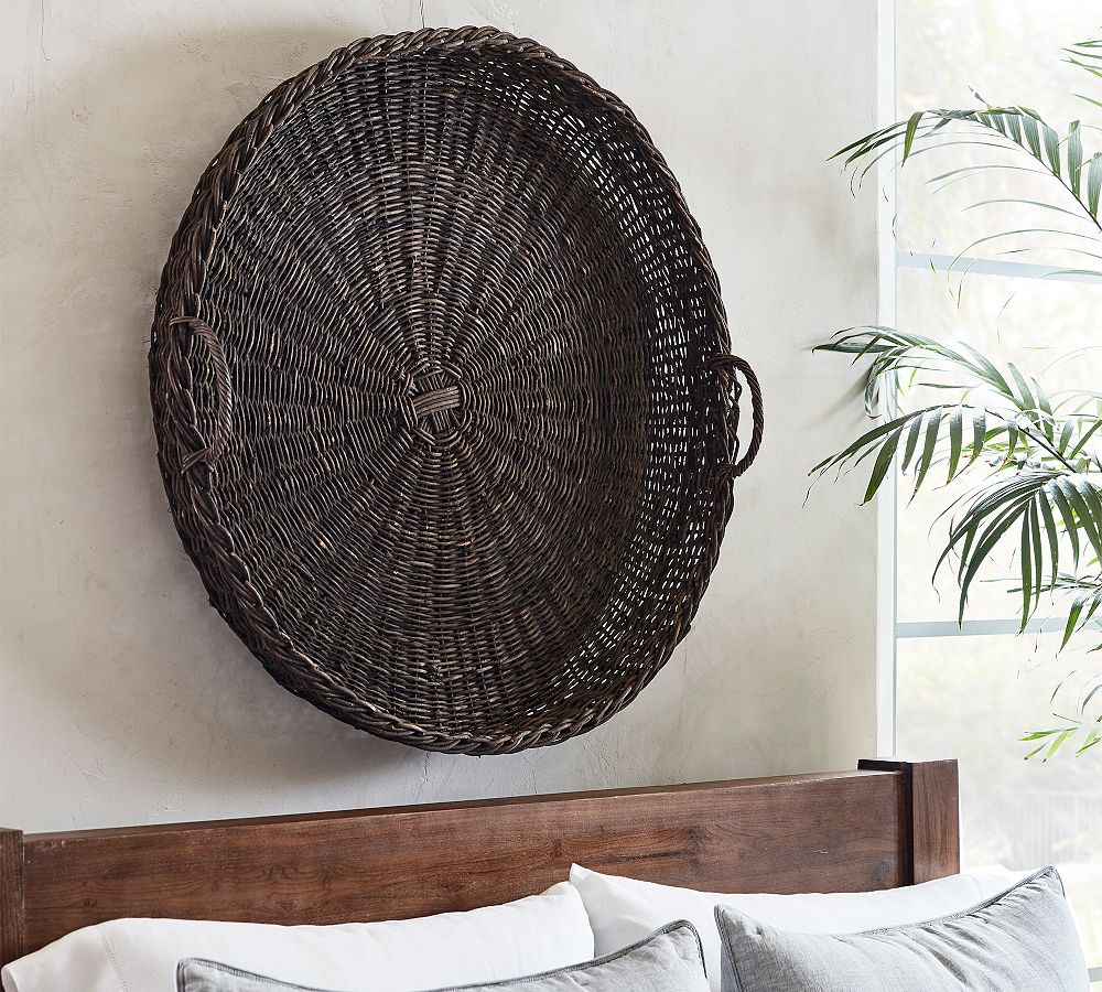Classic Handwoven Basket Wall Art