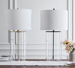 Open Box: Aria Glass Table Lamp (23&quot;)
