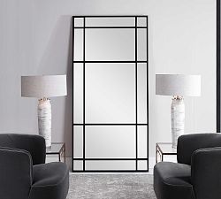 Le Marais Iron Frame Floor Mirror