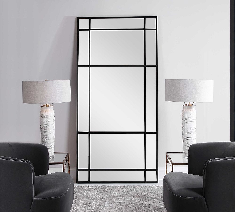Le Marais Iron Frame Floor Mirror