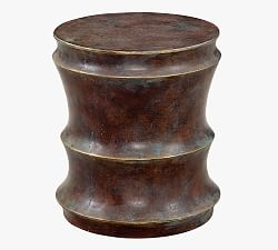 Mila Round Concrete Accent Table