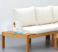 Everett Eucalyptus Sectional Set with Coffee Table