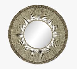 Jazmine Seagrass Mirror - 45&quot;