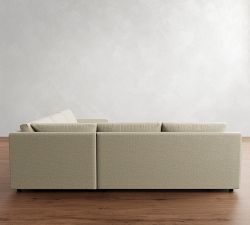 Pacifica Wide Arm 3-Piece L-Shaped Sectional (105&quot;&ndash;109&quot;)