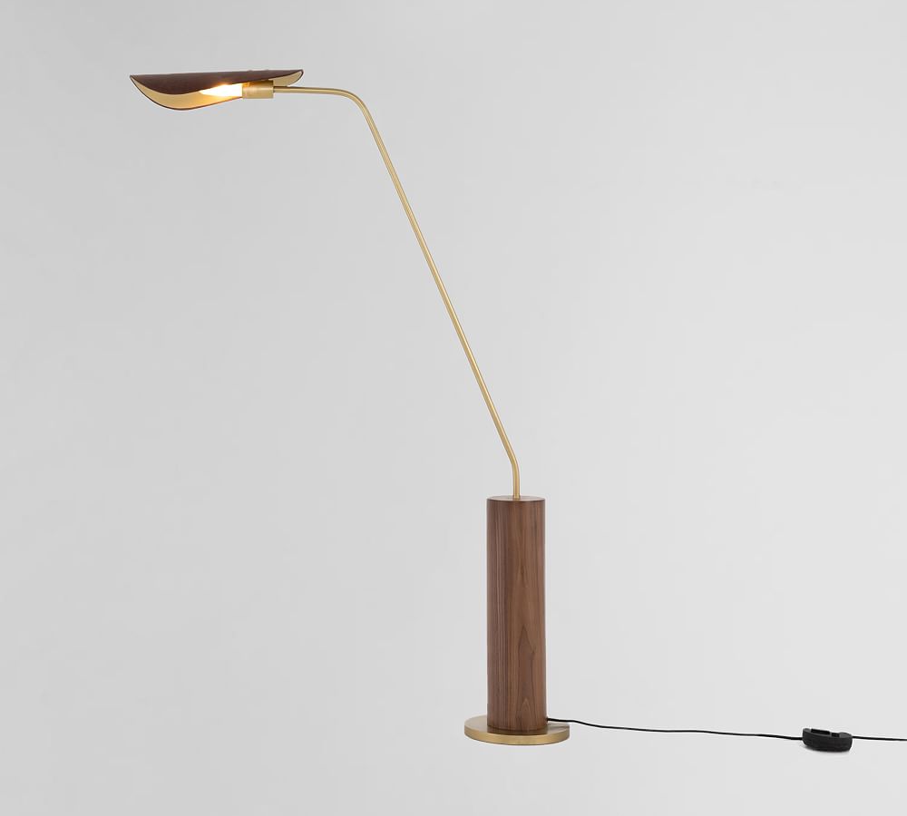 Canlish Leather Floor Lamp (56&quot;)