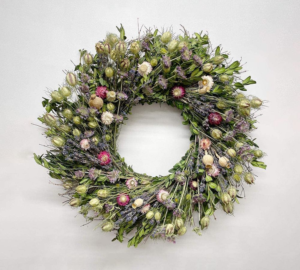 Dried Blossom Bounty Wreaths