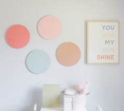 Round Glass Magnetic Dry Erase Board