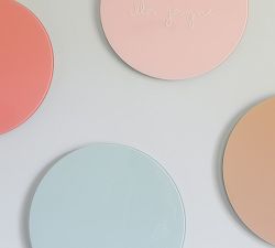 Round Glass Magnetic Dry Erase Board