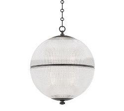 Safiya Textured Glass Globe Pendant (13&quot;-18.5&quot;)