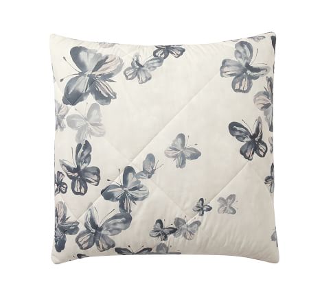 Butterfly Kisses Percale Comforter Euro Sham