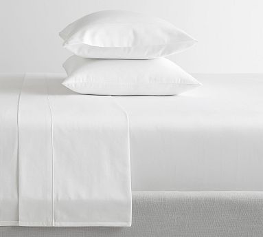 1000-Thread-Count Sateen Sheet Set, White, King