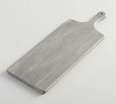 Chateau Wood Cheese Board, Large - Gray