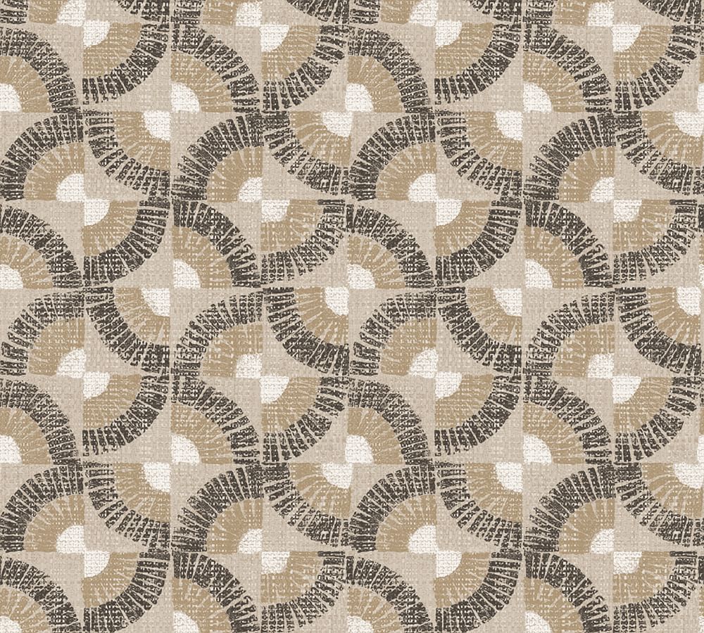 Grasscloth Bronze Fans Peel & Stick Removable Wallpaper, Sample, 8.5"W x 11"L