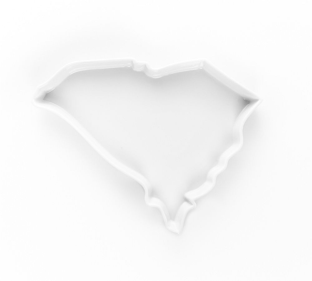 Lark Handmade Porcelain State Serving Platter