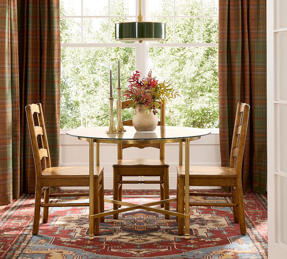 Everson Round Metal Pedestal Table (52&quot;)