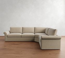 Westwood Roll Arm 3-Piece Wedge Sectional (131&quot;)