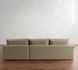 Westwood Roll Arm 3-Piece Wedge Sectional (131&quot;)