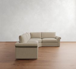 Westwood Roll Arm 3-Piece Wedge Sectional (131&quot;)