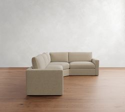 Westwood Square Arm 3-Piece Wedge Sectional (128&quot;)