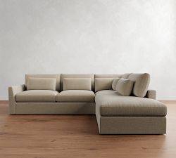Westwood Fin Arm Deep Seat Return Bumper Sectional (122&quot;-134&quot;)