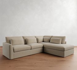 Westwood Fin Arm Deep Seat Return Bumper Sectional (122&quot;-134&quot;)