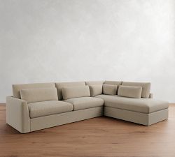 Westwood Fin Arm Deep Seat Return Bumper Sectional (122&quot;-134&quot;)