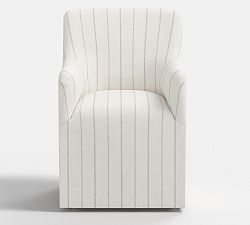 Bina Dining Armchair with Casters