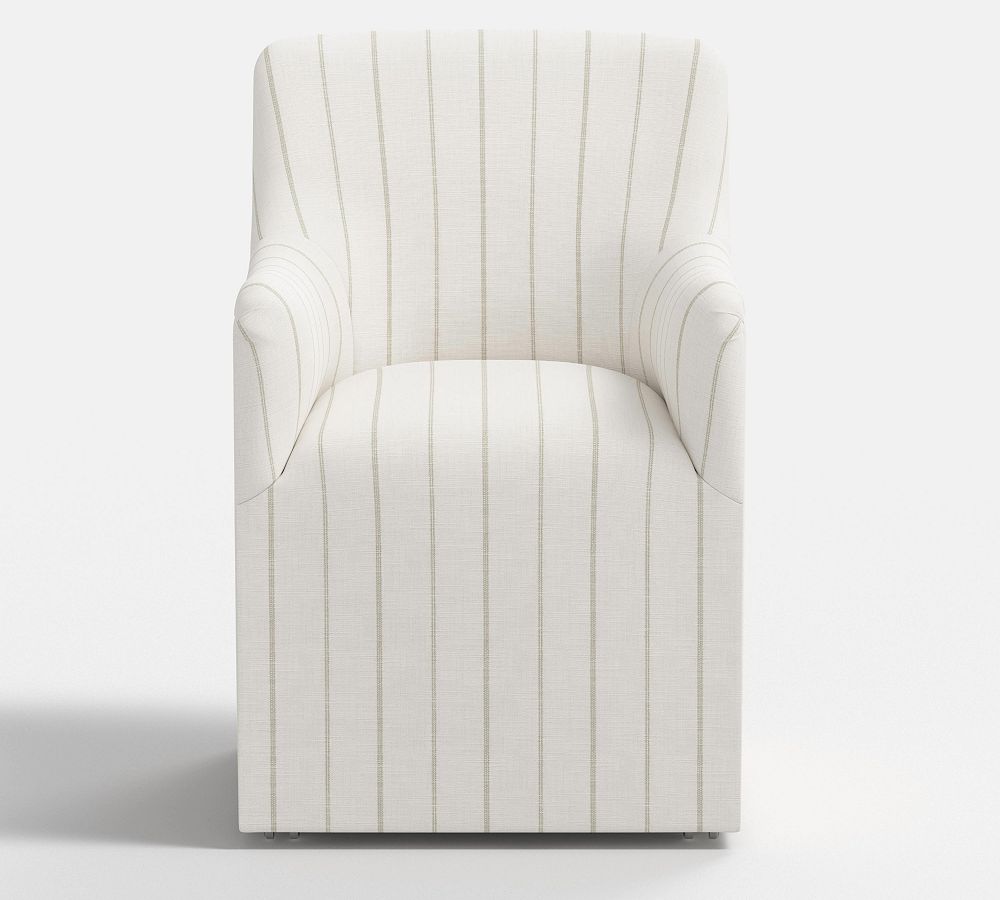 Bina Dining Armchair with Casters