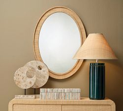 Hilltop Raffia Mirror