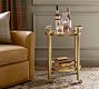 Everson Round Metal Bar Cart (20&quot;)