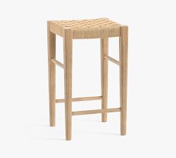 Fenton Small Space Woven Backless Counter Stool