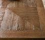 Reclaimed Parquet Extendable Dining Table (78&quot;-96&quot;)