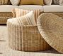 Huntington Wicker Round Outdoor Coffee Table with Storage (34&quot;)