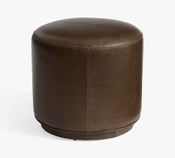 Jake Leather Swivel Stool